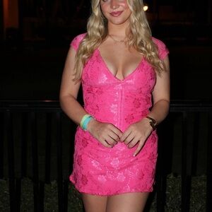 Outcast Esme Pink Mini Dress